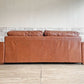 ウニコ unico テラ TERRA レザーソファ 3シーター Leather sofa 3 seater 3人掛け 本革 ブラウン フェザークッション 廃番 定価￥217,800- ●