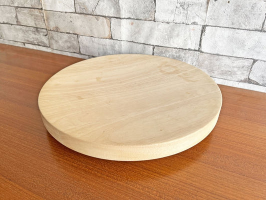 マリメッコ marimekko オイバ Oiva ウッド サービングプラター wooden serving platte ラバーウッド Φ38cm 北欧食器 フィンランド●