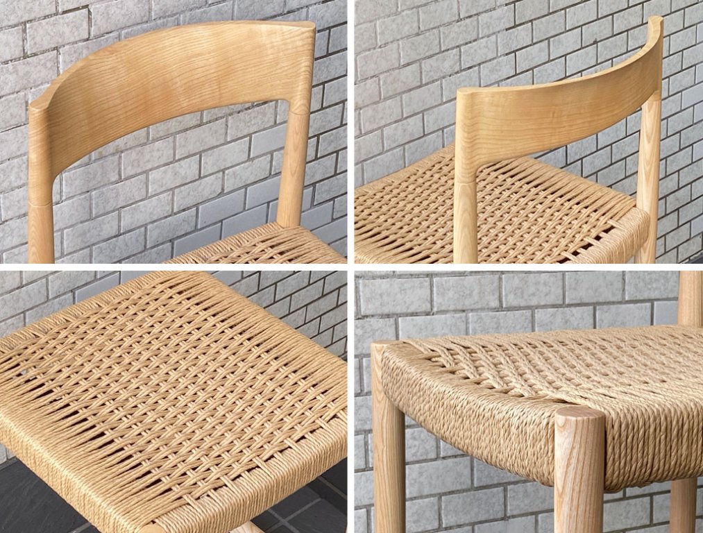 バイ インテリアズ by interiors スィーピー SWEEPY chair ダイニングチェア ナチュラル ペーパーコード 大城健作 ■