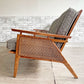 アクメファニチャー ACME Furniture ウィッカー WICKER SOFA 3P ハックベリー ラタン ファブリック 西海岸スタイル 定価￥190,300- ●