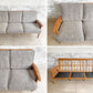 アクメファニチャー ACME Furniture ウィッカー WICKER SOFA 3P ハックベリー ラタン ファブリック 西海岸スタイル 定価￥190,300- ●