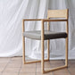 バイ インテリアズ by interiors スィーピー SWEEPY chair アームチェア ナチュラル PVCレザーシート グレー 大城健作 ◇