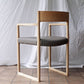 バイ インテリアズ by interiors スィーピー SWEEPY chair アームチェア ナチュラル PVCレザーシート グレー 大城健作 ◇