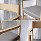 バイ インテリアズ by interiors スィーピー SWEEPY chair アームチェア ナチュラル PVCレザーシート グレー 大城健作 ◇