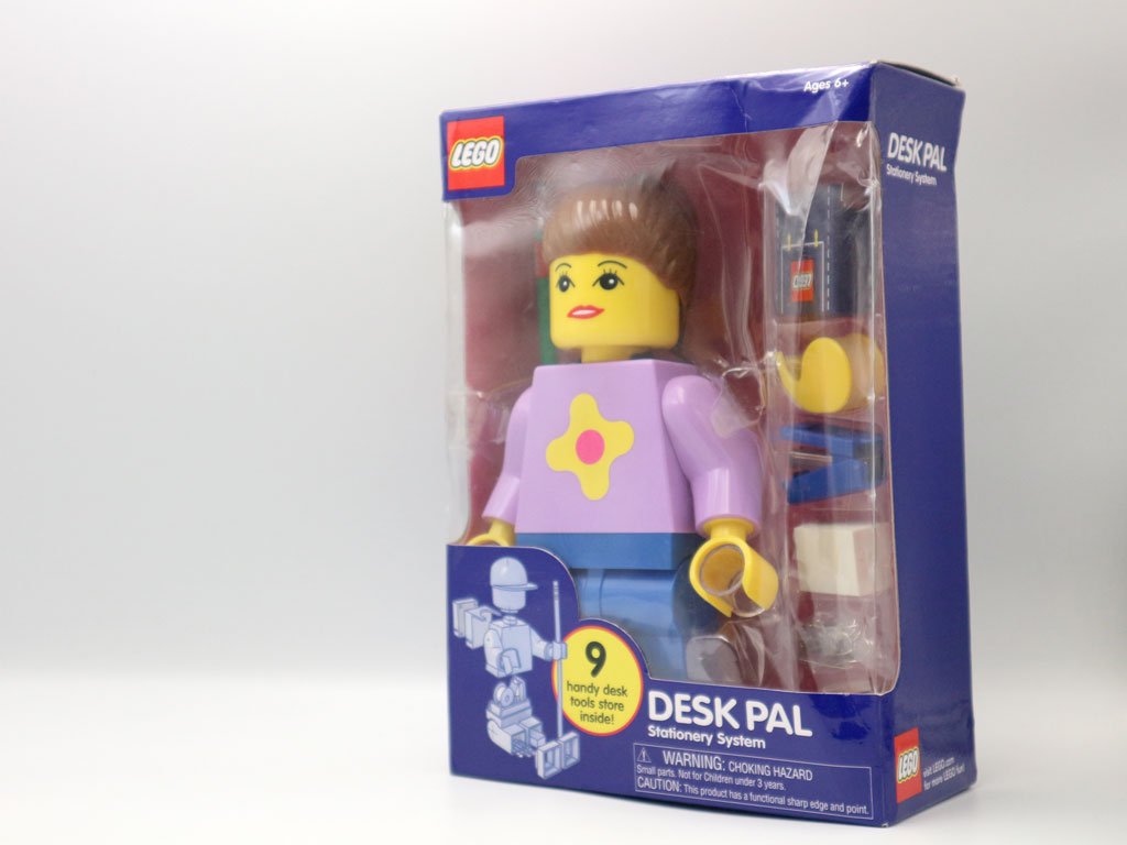 レゴ LEGO デスク パル ステーショナリーシステム DESK PAL Stationery System 女の子 文房具 フィギュア 玩具 箱付 デンマーク 希少廃番 ◎