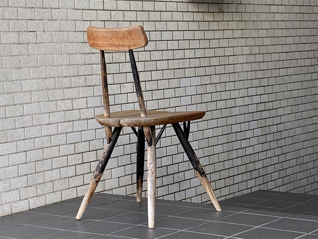 ラウカンプー Laukaan puu ピルッカ チェア pirkka chair ダイニングチェア パイン材 イルマリ・タピオヴァーラ 1950-60s フィンランド 北欧ビンテージ 希少 ■