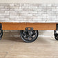 アクメファニチャー ACME Furniture ギルド ドーリー GUILD DOLLY テーブル L チーク古材×鋳鉄 ローテーブル 溶接痕有り 廃番 参考定価\155,000-●