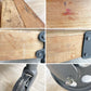 アクメファニチャー ACME Furniture ギルド ドーリー GUILD DOLLY テーブル L チーク古材×鋳鉄 ローテーブル 溶接痕有り 廃番 参考定価\155,000-●