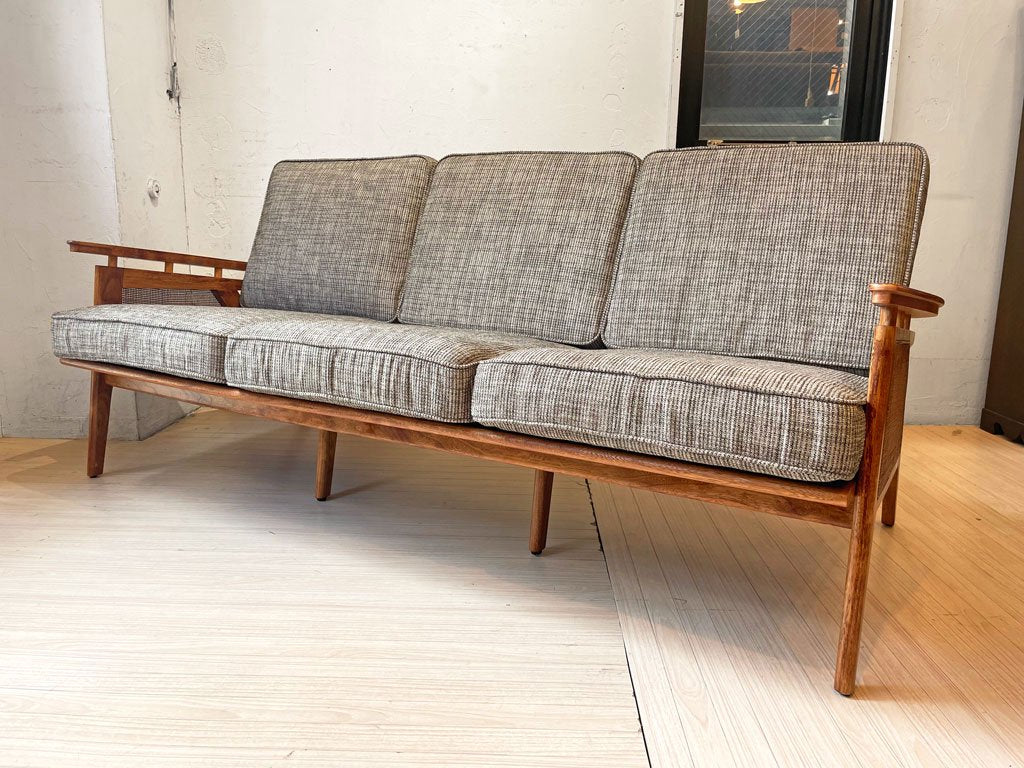 アクメファニチャー ACME Furniture ウィッカー WICKER SOFA 3P ハックベリー ラタン ファブリック 西海岸スタイル ★