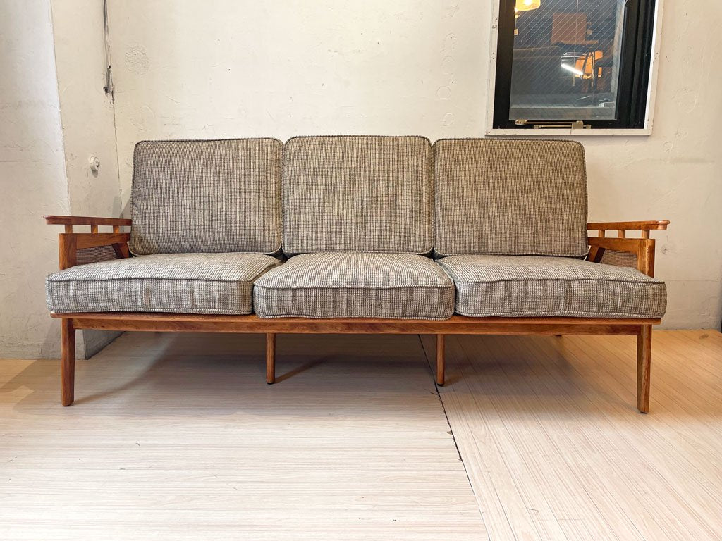 アクメファニチャー ACME Furniture ウィッカー WICKER SOFA 3P ハックベリー ラタン ファブリック 西海岸スタイル ★