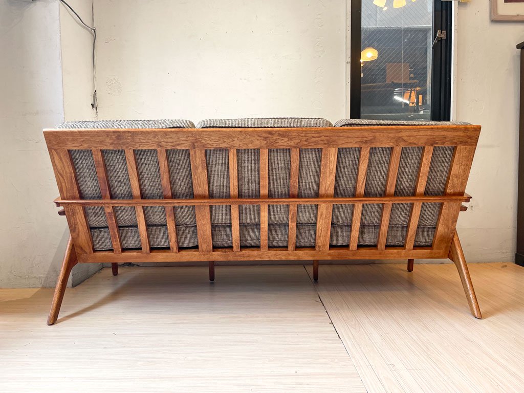 アクメファニチャー ACME Furniture ウィッカー WICKER SOFA 3P ハックベリー ラタン ファブリック 西海岸スタイル ★