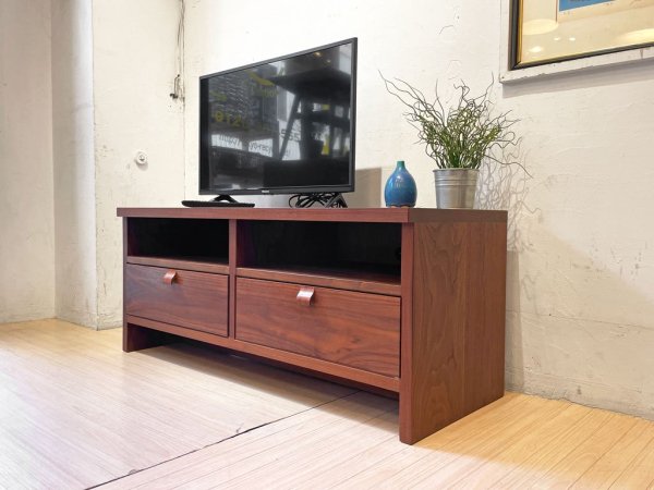 家具蔵 KAGURA モデルノ MODERNO ウォールナット Walnut TVボード TV BOARD AVボード ドロワー2杯 参考価格約20万円程 美品 ★