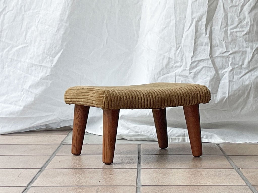 トラックファニチャー TRUCK FURNITURE TG チャイルド スツール CHILD STOOL コーデュロイ ナラ無垢材 腰掛け ◇