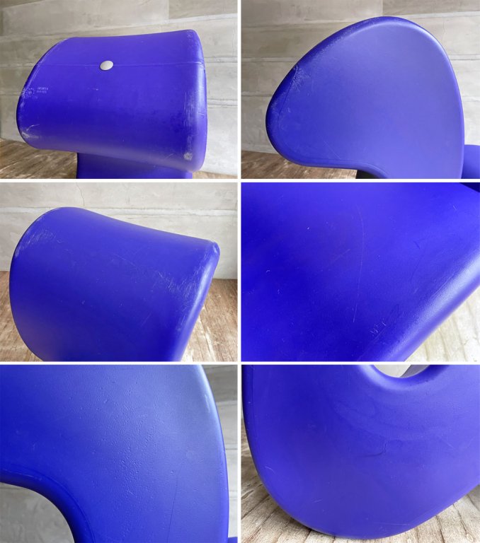 イノベーション INNOVATION ファントムチェア Phantom chair パープル ヴェルナー・パントン Verner Panton デンマーク スペースエイジ ミッドセンチュリー ♪