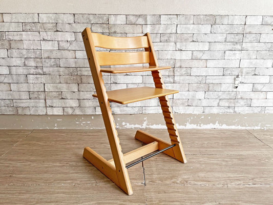 ストッケ STOKKE トリップトラップ TRIPP TRAPP ベビーチェア キッズチェア ナチュラル S/N無し ノルウェー 北欧家具 ●