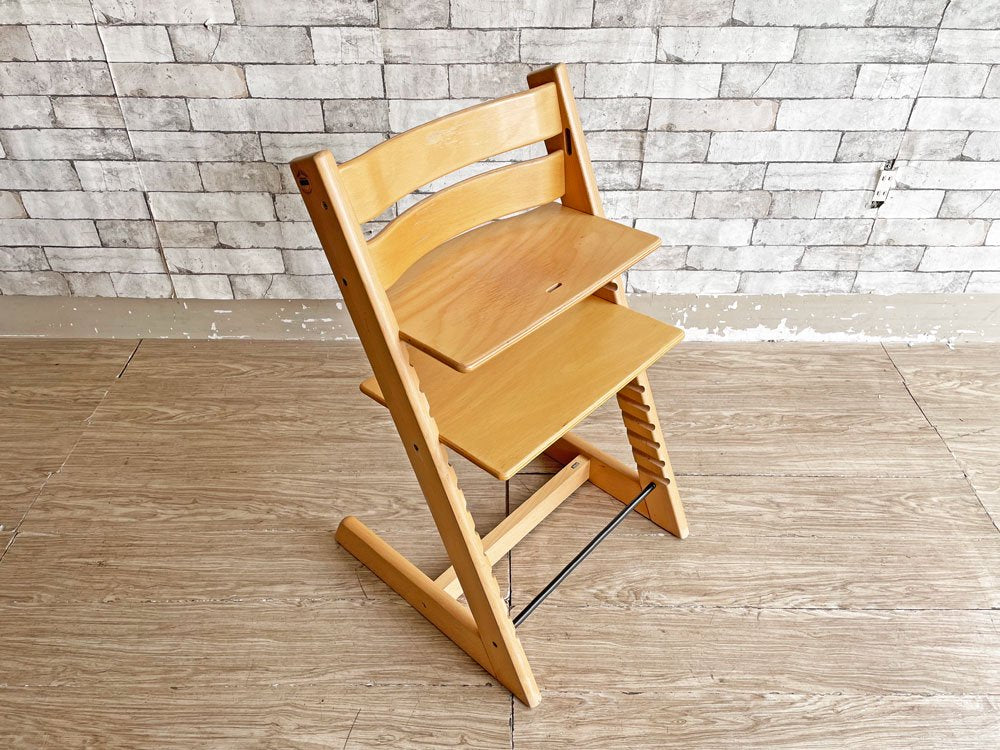 ストッケ STOKKE トリップトラップ TRIPP TRAPP ベビーチェア キッズチェア ナチュラル S/N無し ノルウェー 北欧家具 ●