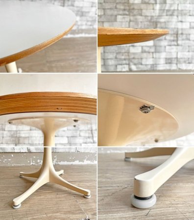 ヴィトラ vitra ビンテージ #5451 ペデスタルテーブル PEDESTAL TABLE ジョージネルソン George Nelson ミッドセンチュリー 希少 ●