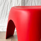 ヴィトラ vitra. エレファントスツール Elephant Stool ポリプロピレン製 レッド 柳宗理 ミッドセンチュリー MoMA 永久収蔵品 ◇