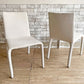 桜屋工業 CHERRY FURNITURE ダイニングチェア DC-160 ファブリック カバーリング ホワイトカラー 2脚セット 合計定価￥42,000- A ●