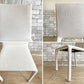 桜屋工業 CHERRY FURNITURE ダイニングチェア DC-160 ファブリック カバーリング ホワイトカラー 2脚セット 合計定価￥42,000- A ●
