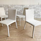 桜屋工業 CHERRY FURNITURE ダイニングチェア DC-160 ファブリック カバーリング ホワイトカラー 2脚セット 合計定価￥42,000- A ●