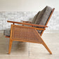 アクメファニチャー ACME Furniture ウィッカー WICKER SOFA 3P ハックベリー ラタン ファブリック 西海岸スタイル 定価￥190,300- ●