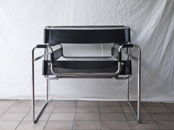 ガビーナ GAVINA ワシリーチェア Wassily Chair クラブチェアB3 1960s ビンテージ マルセル・ブロイヤー Marcel Breuer モダン バウハウス 希少 ◇