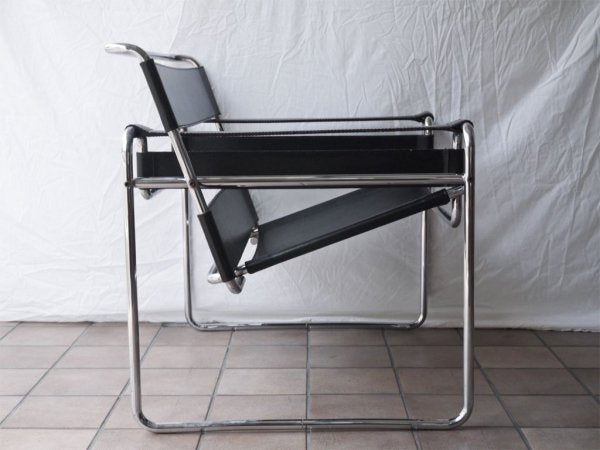 ガビーナ GAVINA ワシリーチェア Wassily Chair クラブチェアB3 1960s ビンテージ マルセル・ブロイヤー Marcel Breuer モダン バウハウス 希少 ◇