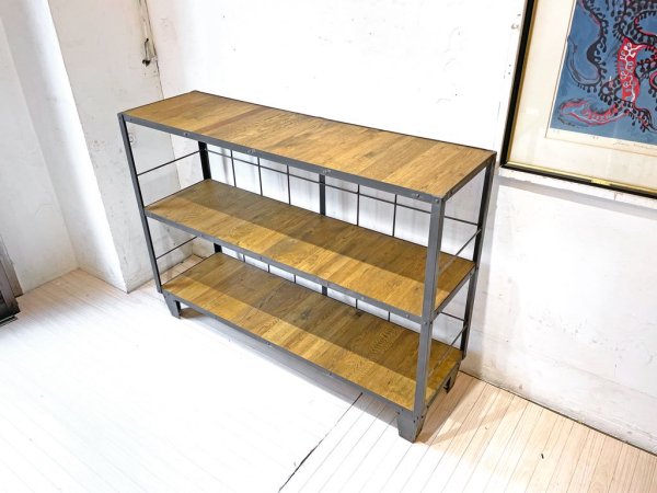 ジャーナルスタンダード ファニチャー journal standard Furniture カルビ ワイド シェルフ CALVI WIDE SHELF LIGHT BROWN 定価88,000円★