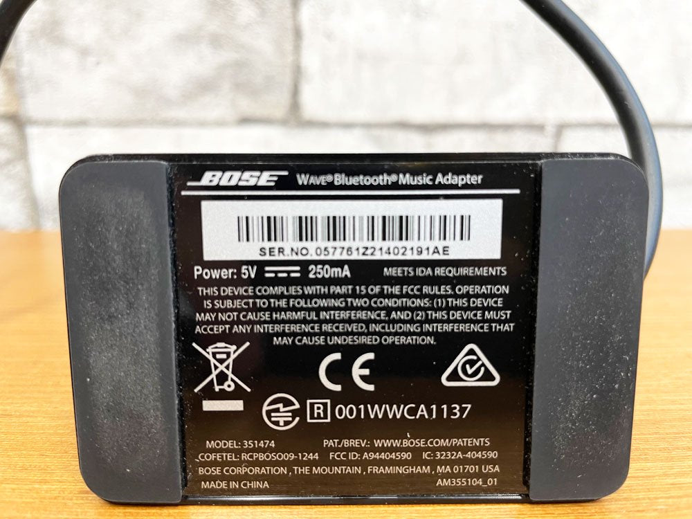 ボーズ BOSE ウェーブミュージックシステム? Wave music system III グラファイトグレー Bluetooth Music Adapter付き 合計定価：57,120円 ●