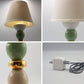 リヤドロ LLADRO ロータスファイヤーフライランプ Lotus Firefly Lamp GOLDEN FALL LED充電式 テーブルランプ 磁器 定価￥47,300- 箱付 欠け有 ◎