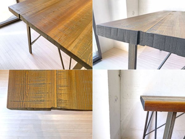 ジャーナルスタンダードファニチャー journal standard Furniture シノン CHINON デスクテーブル オールドシダー材 ハンドカット天板 ★