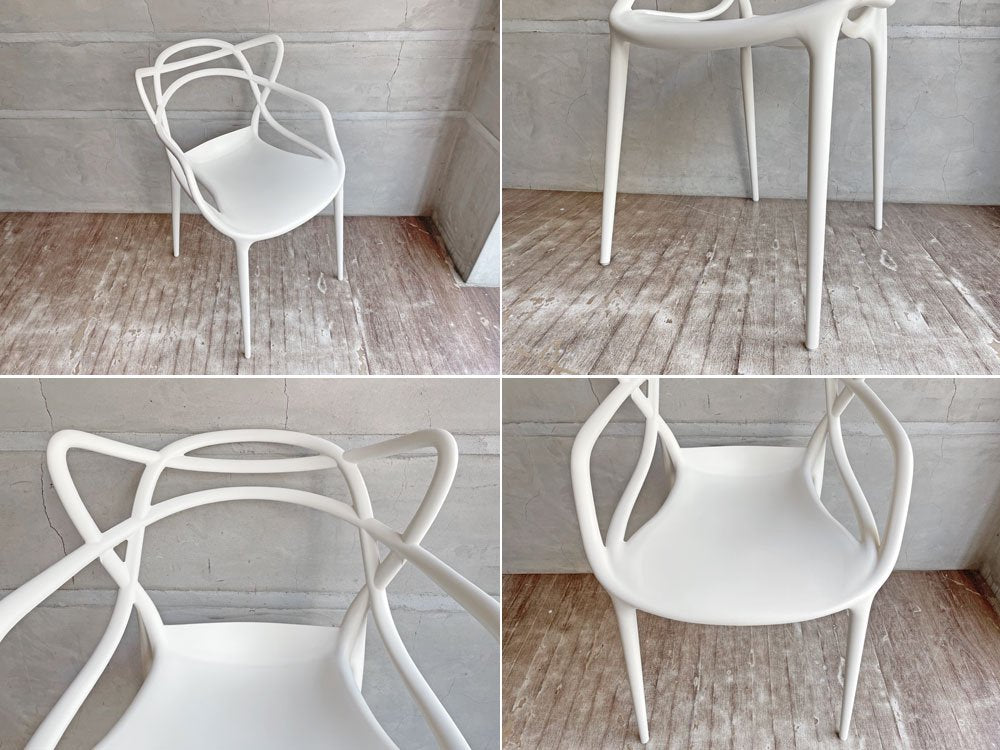 カルテル Kartell マスターズチェア Masters chair フィリップ・スタルク Philippe Starck デザイン ホワイト 定価\42,400-♪