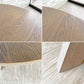 アルフレックス arflex メデューサ MEDUSA ラウンド ダイニングテーブル 120cm グレーオーク色 モダンデザイン ●