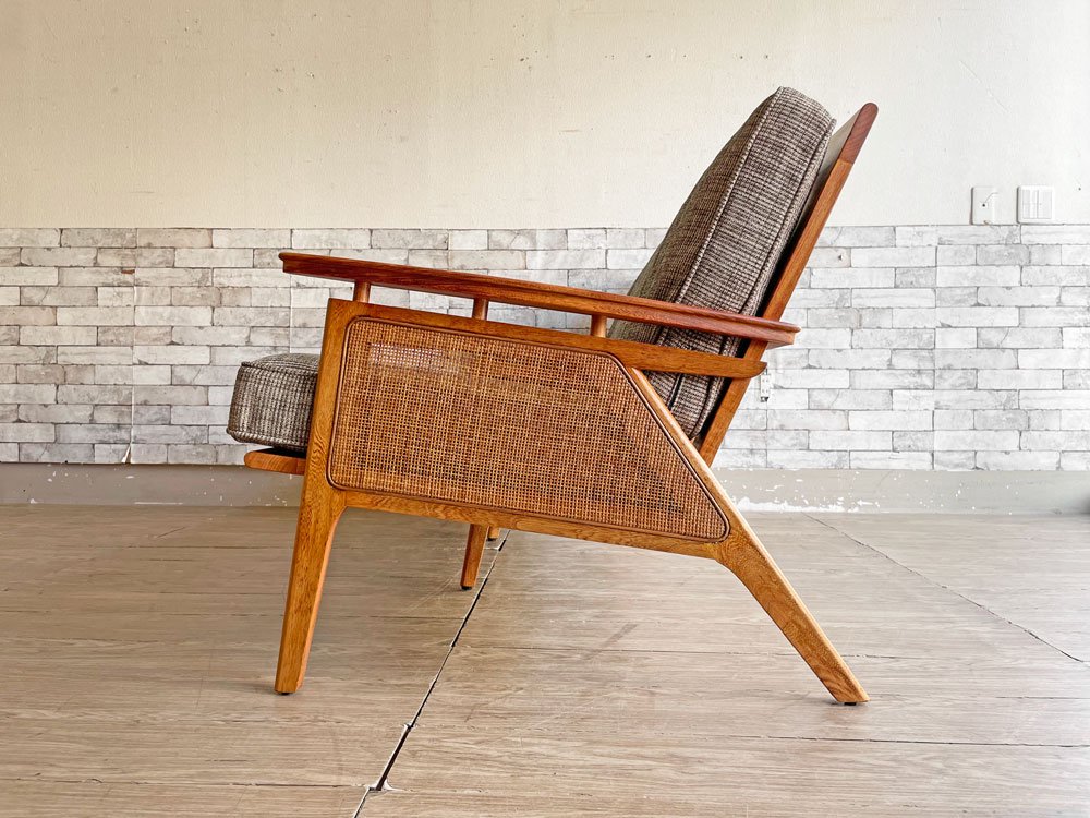 アクメファニチャー ACME Furniture ウィッカー WICKER SOFA 3P ハックベリー ラタン ファブリック 西海岸スタイル 定価￥190,300- ●