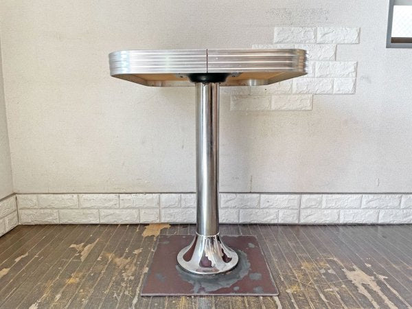 USビンテージスタイル Vintage Style カフェテーブル メラミントップ W71cm アメリカンダイナー ミッドセンチュリー ◎