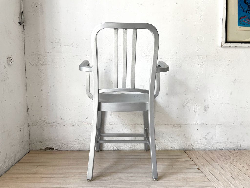 エメコ EMECO ネイビー アームチェア NAVY ARMCHAIR No.1006 アルミニウムチェア ALUMINUM BRUSHED  ★