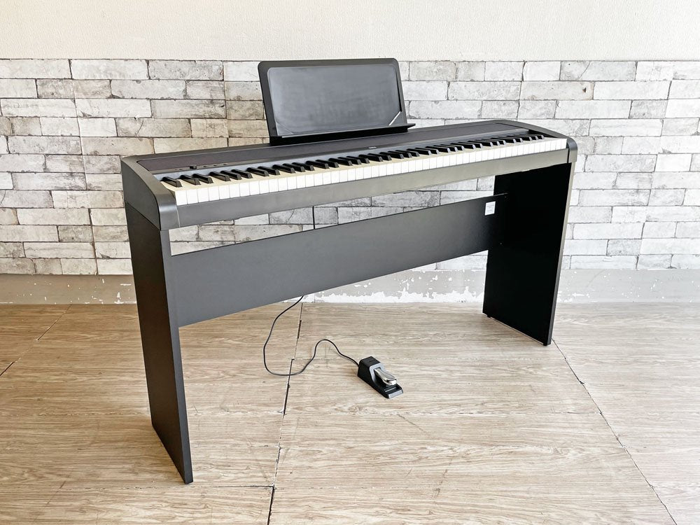 コルグ KORG 電子ピアノ DEGITAL PIANO ブラック B1-BK エントリーモデル スタンド付 2018年製 ●