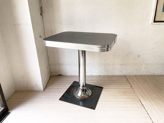 USビンテージスタイル Vintage Style ダイナーテーブル カフェテーブル メラミントップ W70.5cm アメリカン ミッドセンチュリー ★