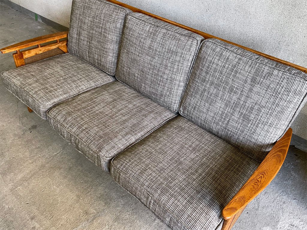 アクメファニチャー ACME Furniture ウィッカー 3シーターソファ WICKER 3Seater Sofa ウッド×ラタン 西海岸スタイル ＃