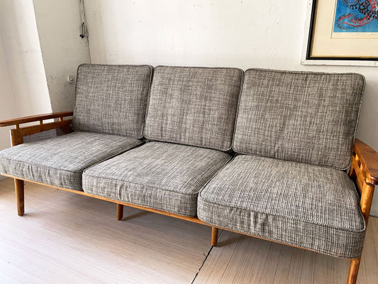 アクメファニチャー ACME Furniture ウィッカー WICKER SOFA 3P 3人掛け ソファ ハックベリー ラタン ファブリック 西海岸スタイル ★