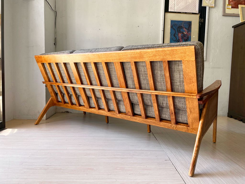 アクメファニチャー ACME Furniture ウィッカー WICKER SOFA 3P 3人掛け ソファ ハックベリー ラタン ファブリック 西海岸スタイル ★