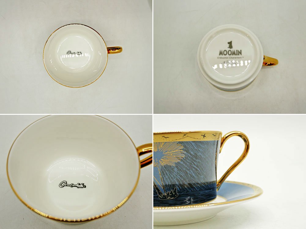 ノリタケ Noritake ムーミンパパ海へ行く カップ＆ソーサー C&S 箱付き 美品 ●