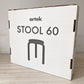 アルテック Artek スツール Stool 60 ホワイトラッカー 3本脚 箱付 アルヴァ・アアルト フィンランド 北欧家具 新品 未使用 ★