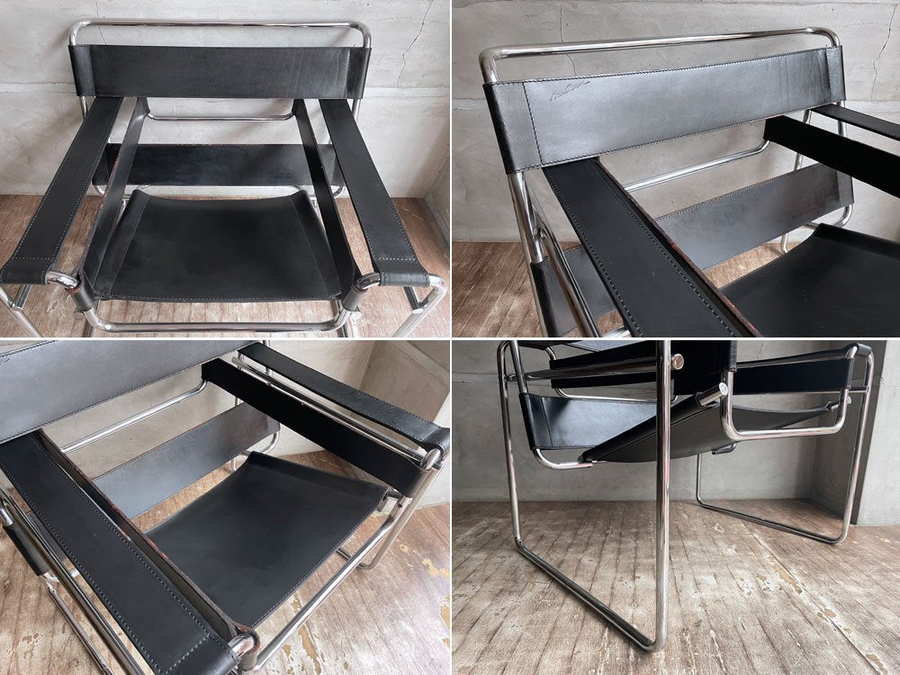 ガビーナ GAVINA ワシリーチェア Wassily Chair クラブチェアB3 1960s ビンテージ マルセル・ブロイヤー Marcel Breuer モダン バウハウス 希少 ♪