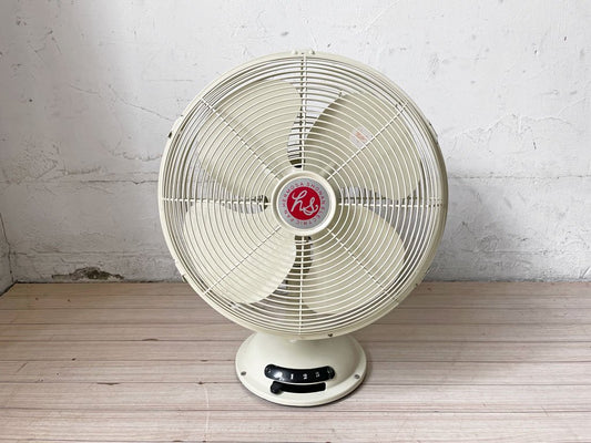 ハモサ HERMOSA レトロファンテーブル Retro Fan Table アイボリー  扇風機 インダストリアル 2011年製 ★