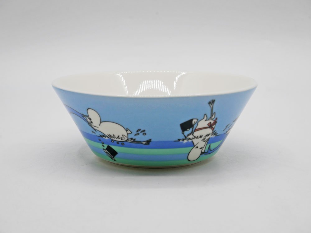 アラビア ARABIA ムーミン Moomin ボウル ドルフィンダイブ Dolphin Dive Φ15cm 2007年 夏季限定 箱付き 未使用品 ●