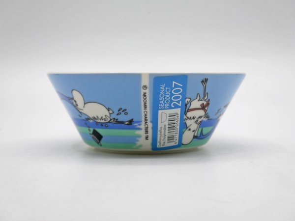 アラビア ARABIA ムーミン Moomin ボウル ドルフィンダイブ Dolphin Dive Φ15cm 2007年 夏季限定 箱付き 未使用品 ●