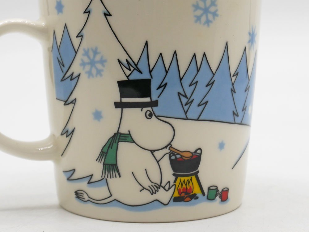 アラビア ARABIA ムーミン Moomin マグカップ 森のクリスマスツリー Under The Christmas Tree 2013年 冬季限定 ●