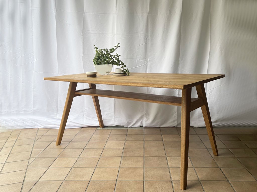 ウニコ unico アディ ADDAY ダイニングテーブル Dining table オーク材 オイル仕上げ W150cm ◇